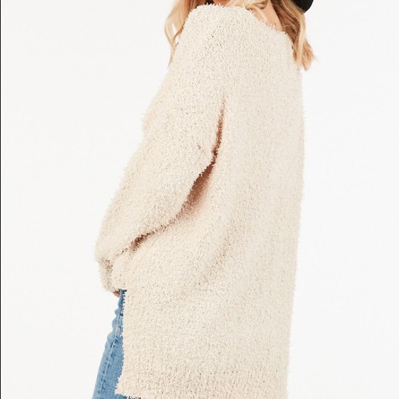 NWT fuzzy knit sweater - Picture 4 of 5